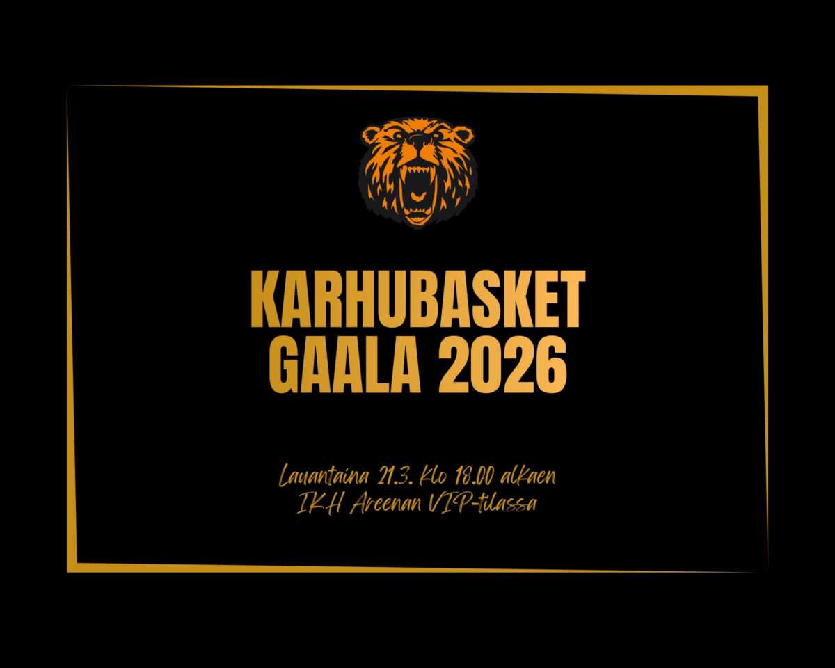 KARHUBASKET GAALA SIIRTYY